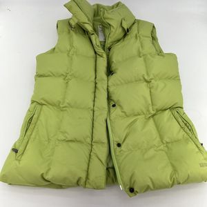 Eddie Bauer Green Puffer Vest